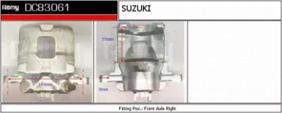 REMY dc83061 -  Тормозной суппорт