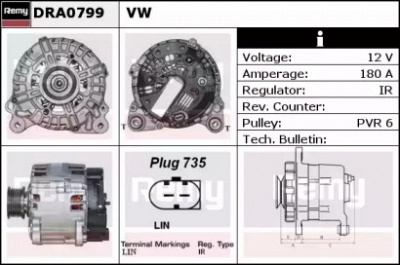 REMY dra0799 -  Генератор