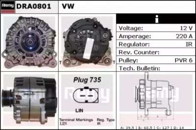 REMY dra0801 -  Генератор