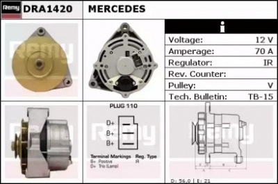 REMY dra1420 -  Генератор