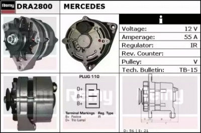 REMY dra2800 -  Генератор