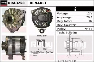 REMY dra3253 -  Генератор