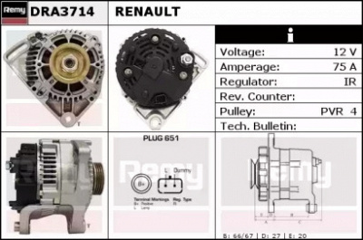 REMY dra3714 -  Генератор