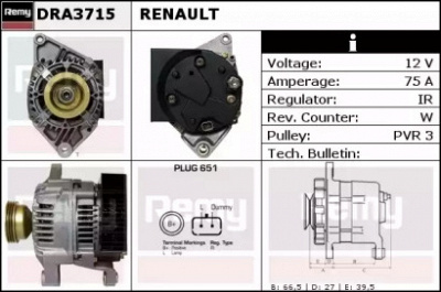 REMY dra3715 -  Генератор