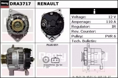REMY dra3717 -  Генератор