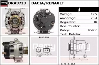 REMY dra3723 -  Генератор