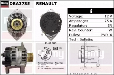 REMY dra3735 -  Генератор