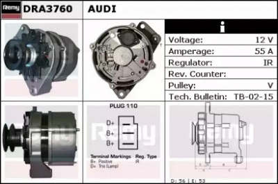 REMY dra3760 -  Генератор
