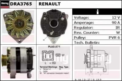REMY dra3765 -  Генератор