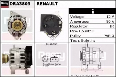 REMY dra3803 -  Генератор