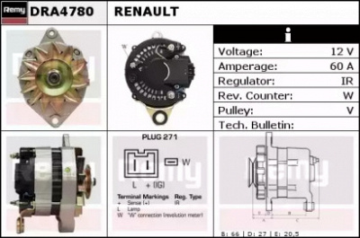 REMY dra4780 -  Генератор