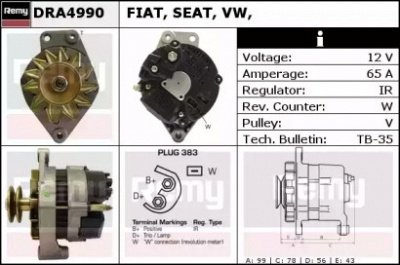 REMY dra4990 -  Генератор