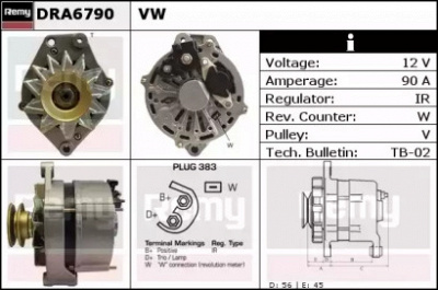 REMY dra6790 -  Генератор