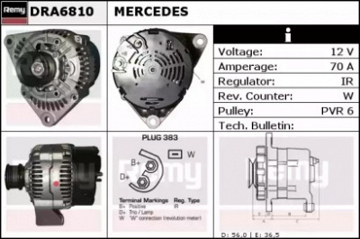 REMY dra6810 -  Генератор