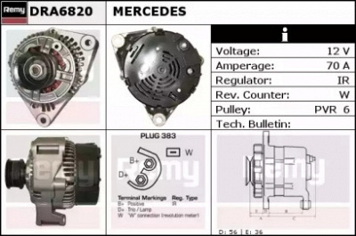 REMY dra6820 -  Генератор