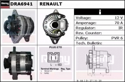 REMY dra6941 -  Генератор