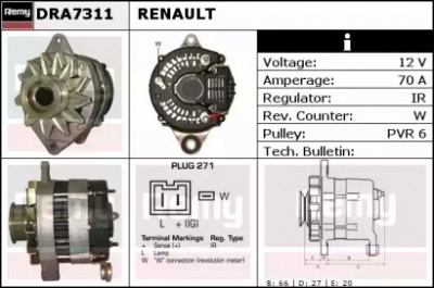 REMY dra7311 -  Генератор