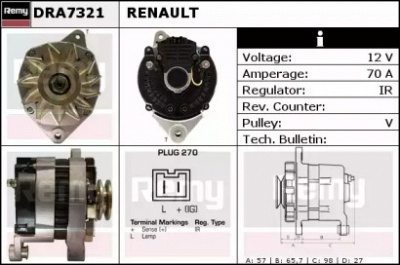 REMY dra7321 -  Генератор