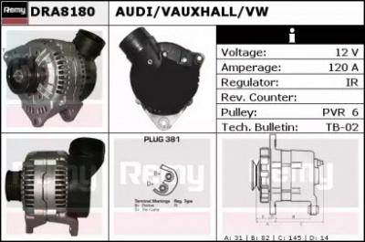 REMY dra8180 -  Генератор