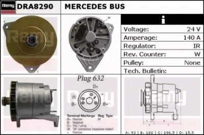 REMY dra8290 -  Генератор