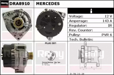 REMY dra8910 -  Генератор