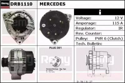 REMY drb1110 -  Генератор