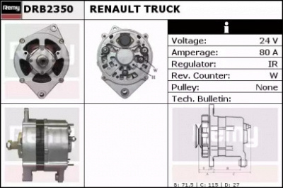 REMY drb2350 -  Генератор