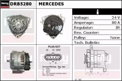 REMY drb5280 -  Генератор