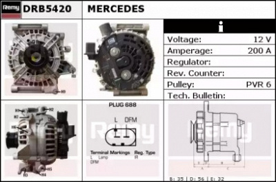 REMY drb5420 -  Генератор