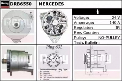 REMY drb6550 -  Генератор