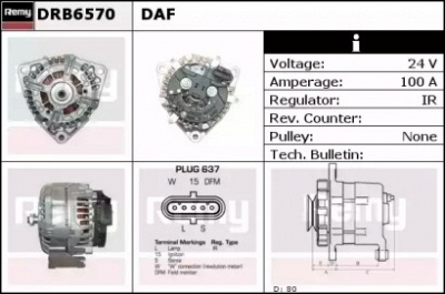 REMY drb6570 -  Генератор