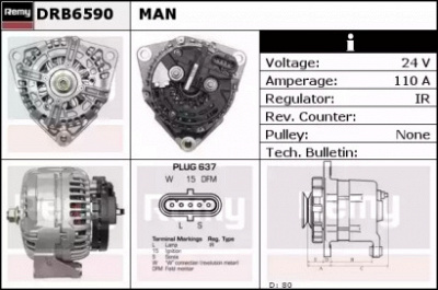 REMY drb6590 -  Генератор