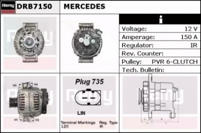 REMY drb7150 -  Генератор