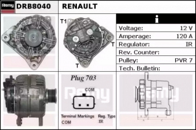 REMY drb8040 -  Генератор