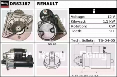 REMY drs3187 -  Стартер