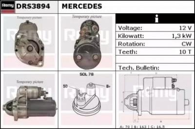 REMY drs3894 -  Стартер