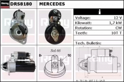 REMY drs8180 -  Стартер