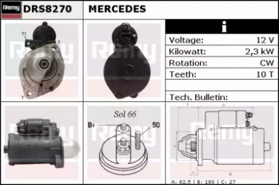 REMY drs8270 -  Стартер