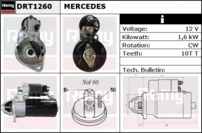 REMY drt1260 -  Стартер