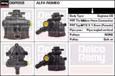 REMY dsp059 -  Гидравлический насос, рулевое управление