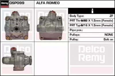 REMY dsp099 -  Гидравлический насос, рулевое управление