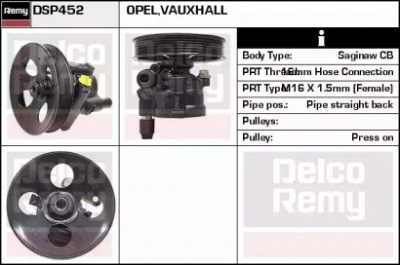 REMY dsp452 -  Гидравлический насос, рулевое управление