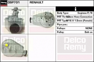 REMY dsp701 -  Гидравлический насос, рулевое управление