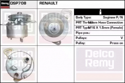 REMY dsp708 -  Гидравлический насос, рулевое управление