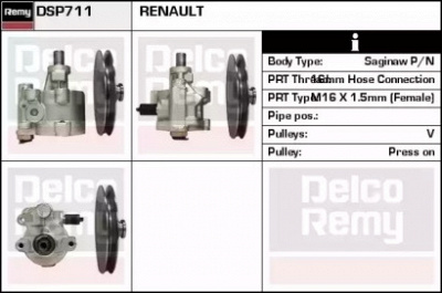 REMY dsp711 -  Гидравлический насос, рулевое управление