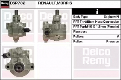 REMY dsp732 -  Гидравлический насос, рулевое управление