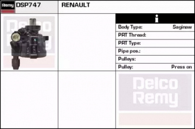 REMY dsp747 -  Гидравлический насос, рулевое управление