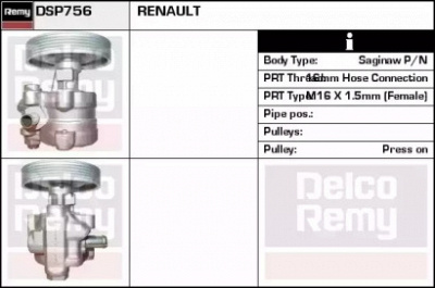 REMY dsp756 -  Гидравлический насос, рулевое управление