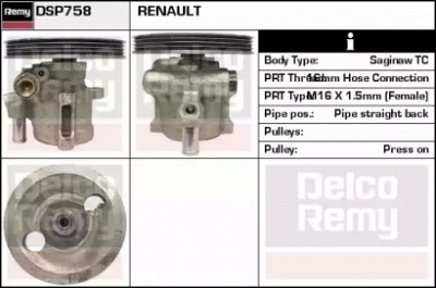 REMY dsp758 -  Гидравлический насос, рулевое управление