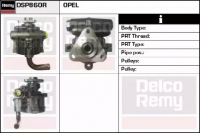 REMY dsp860r -  Гидравлический насос, рулевое управление